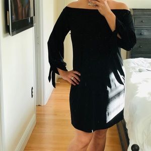 Off the shoulder shift dress